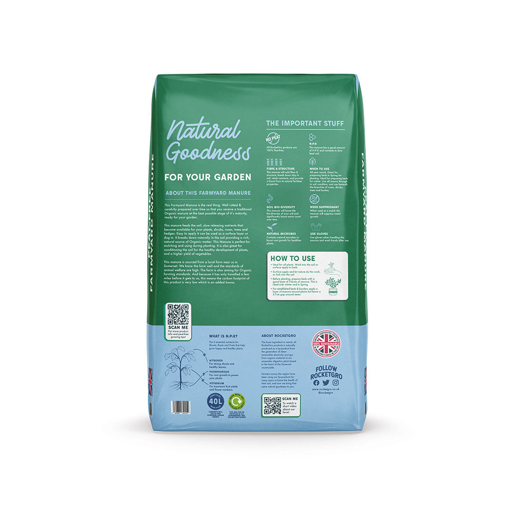 RocketGro Peat Free Farmyard Manure