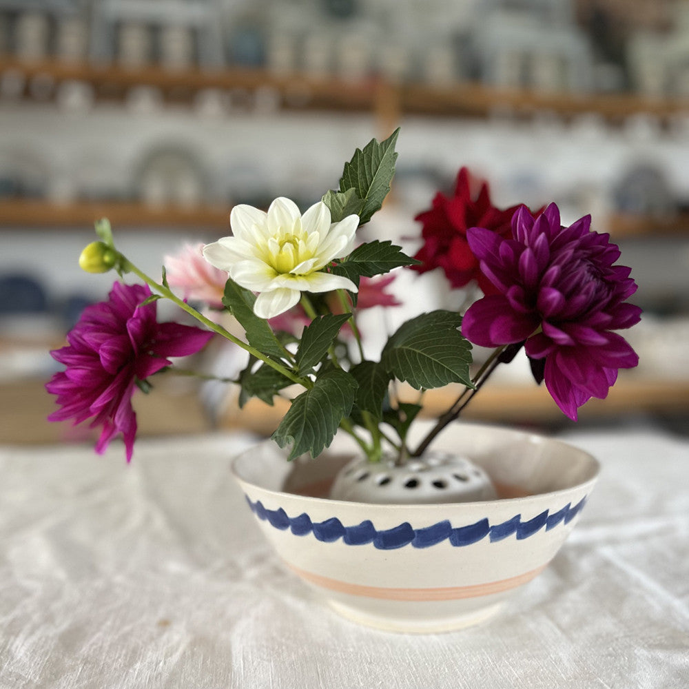 Sarah Raven Blue Green Bowl
