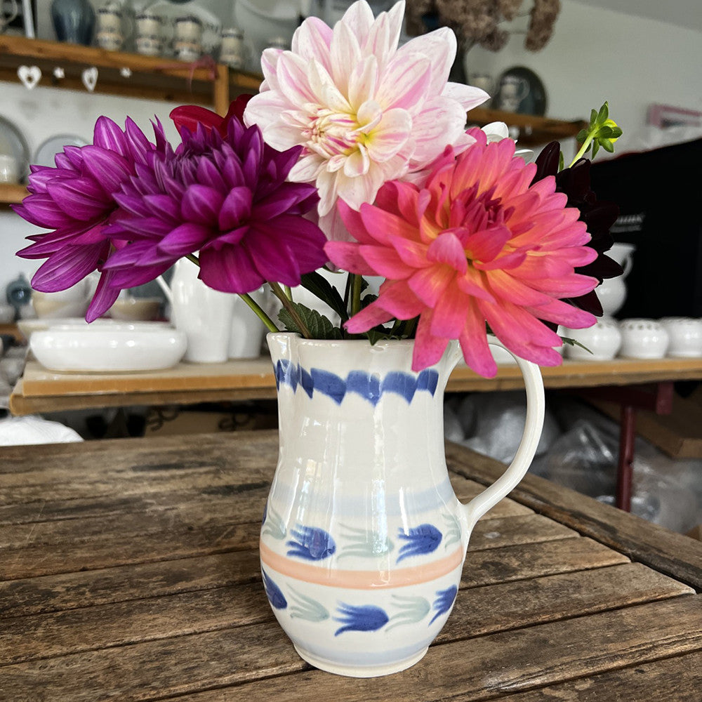 Sarah Raven Blue Green Jug