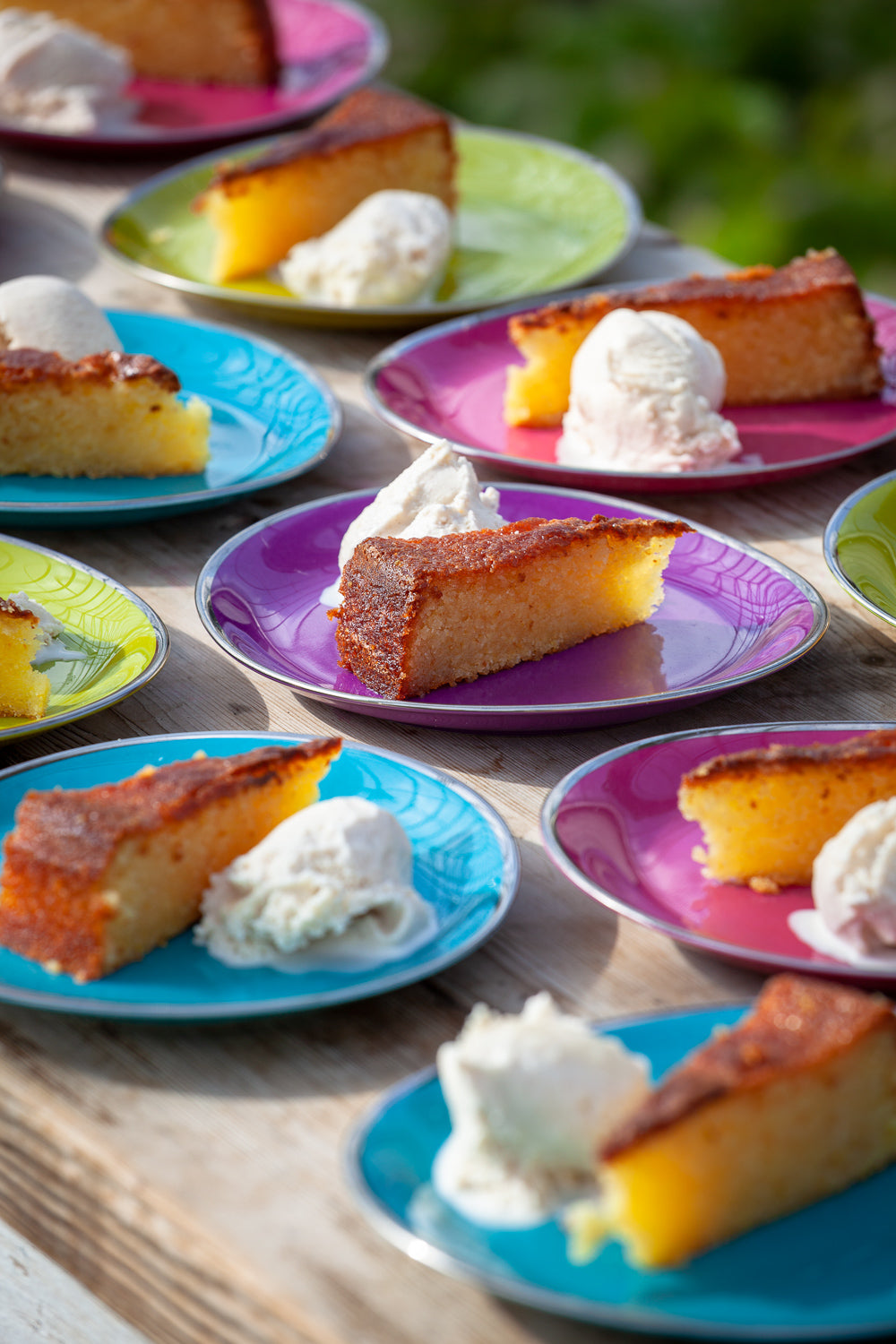 Orange and lemon cake with marmlade cream recipe