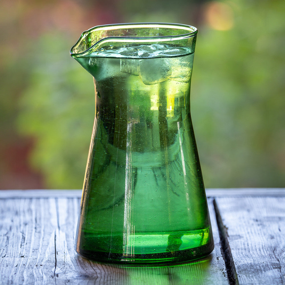 Green Moroccan Glassware