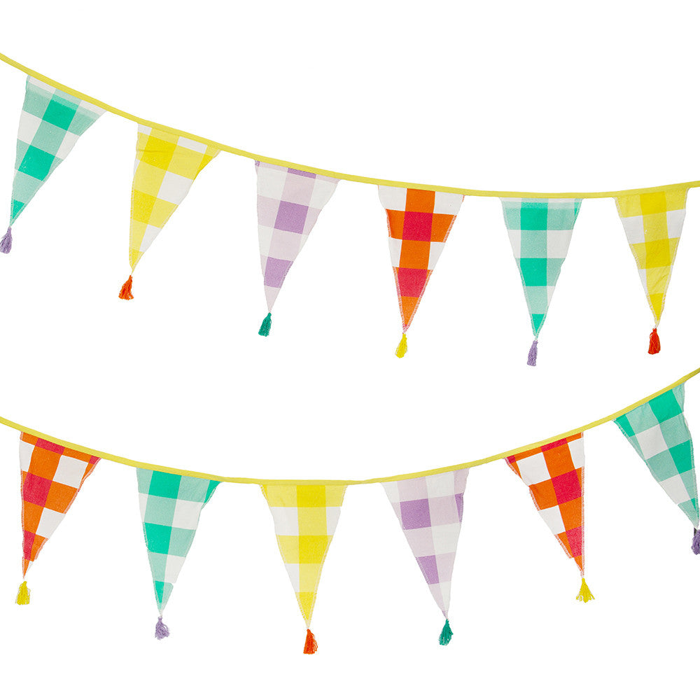 Summer Checks Organic Cotton Bunting