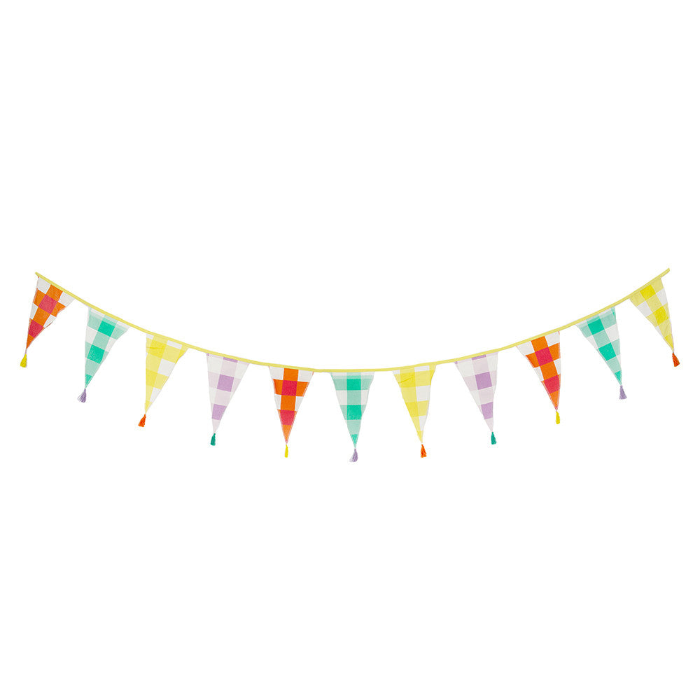 Summer Checks Organic Cotton Bunting