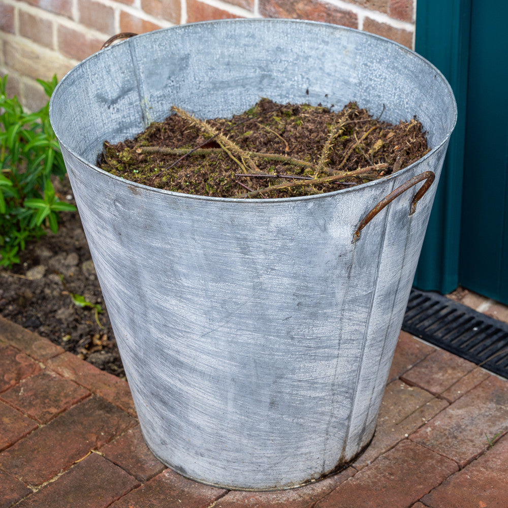 Tall Zinc Pot