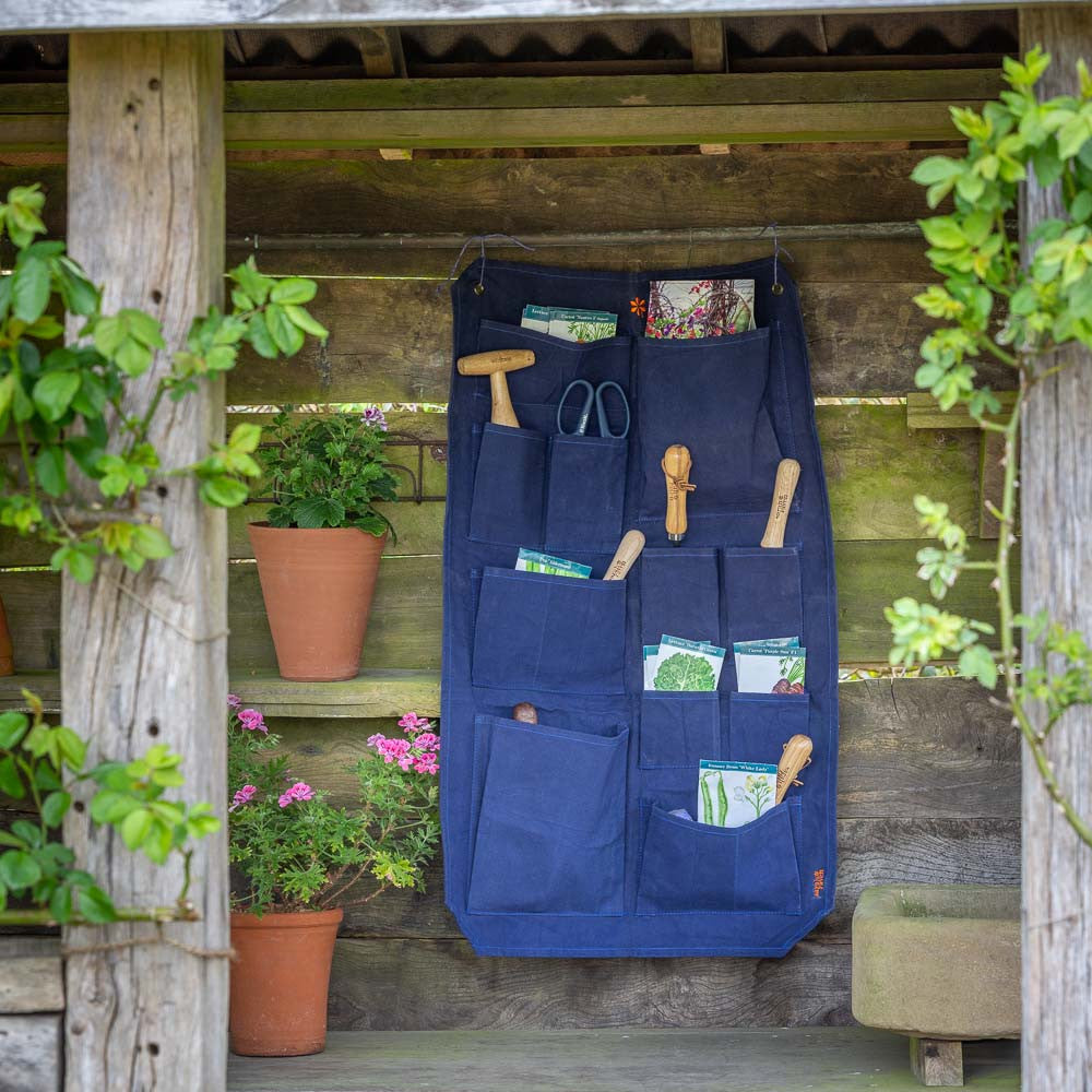 Sarah Raven Canvas Wall Tool Storage