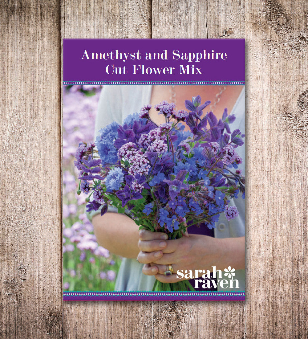 Amethyst and Sapphire Cut Flower Mix