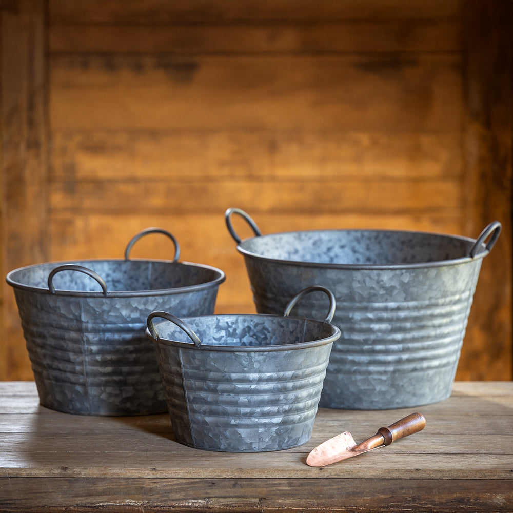 Herb Planter Pans with Handles